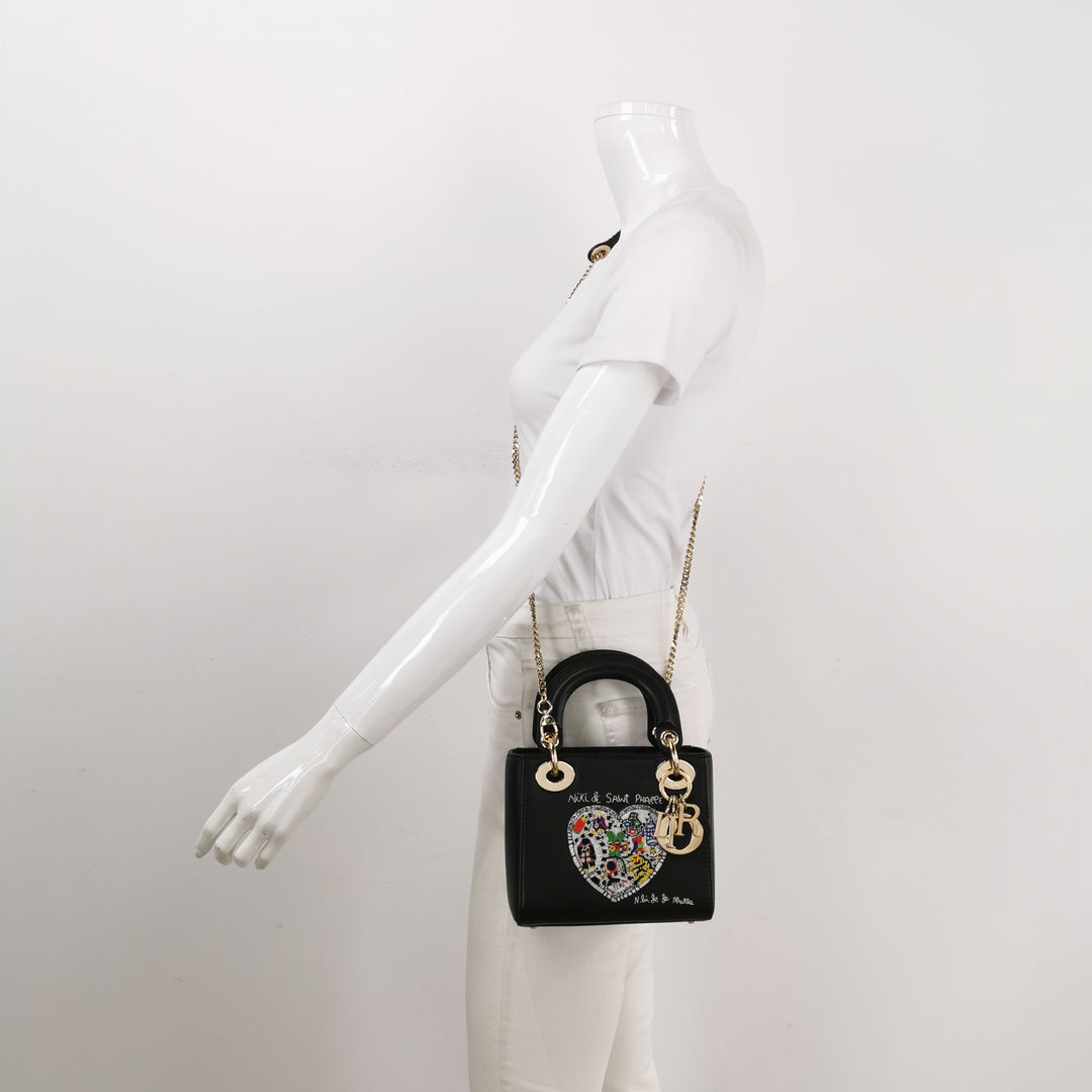 Christian Dior Mini Lady Dior 2018 Niki De Saint Phalle Heart