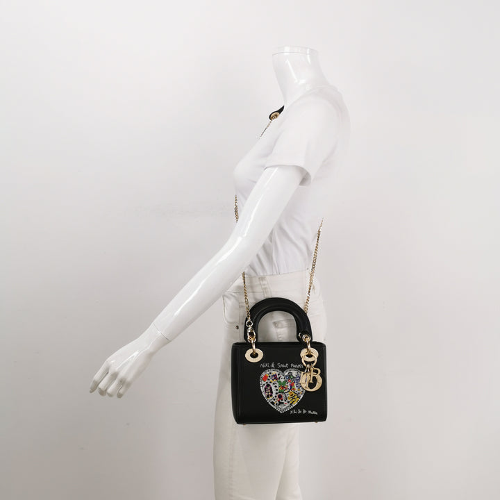 Christian Dior Mini Lady Dior 2018 Niki De Saint Phalle Heart