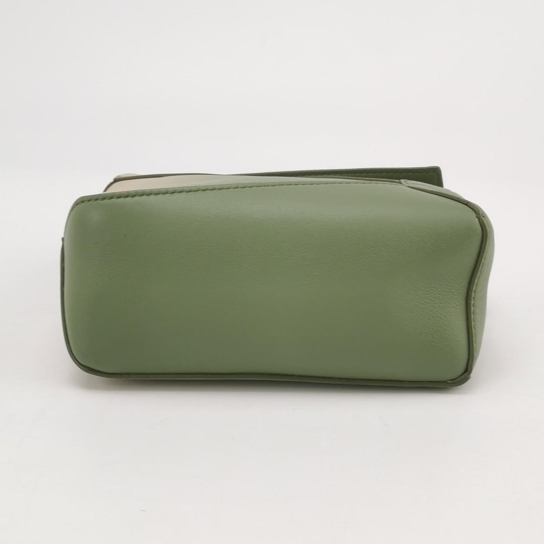 Loewe Mini Puzzle Calfskin Paula's Ibiza Degrade  Bag Rosemary Light Oak