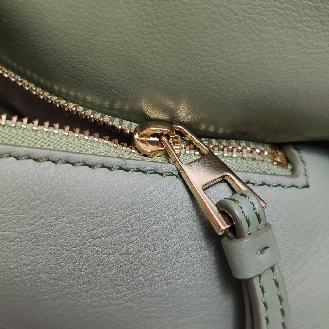 Loewe Mini Puzzle Calfskin Paula's Ibiza Degrade  Bag Rosemary Light Oak