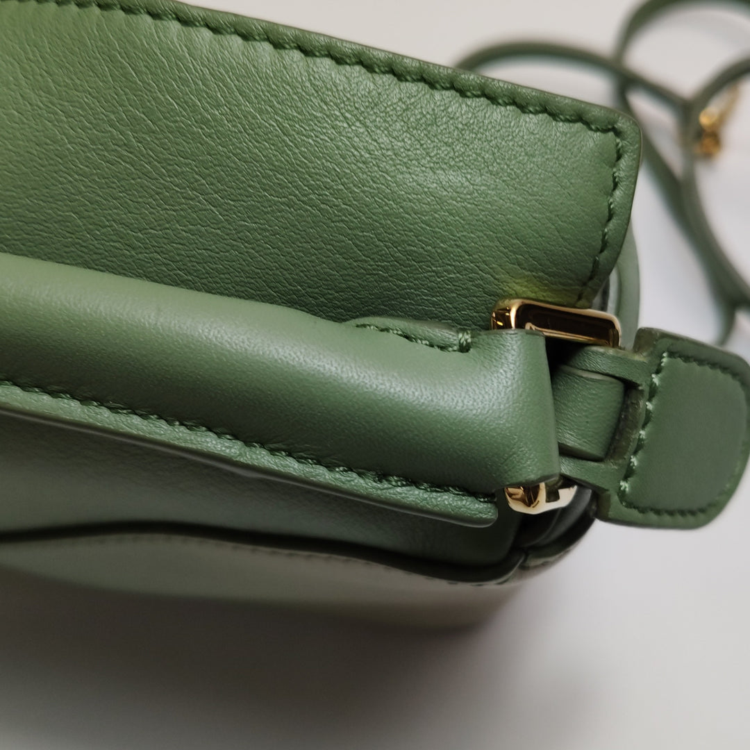 Loewe Mini Puzzle Calfskin Paula's Ibiza Degrade  Bag Rosemary Light Oak