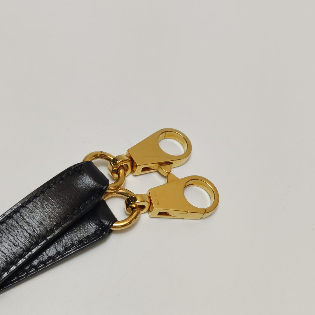 Hermes Kelly Vintage 32 In Black Sellier Box Bag