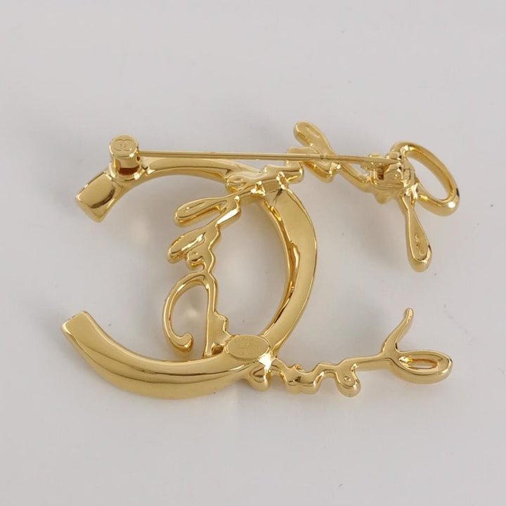 Chanel CC Logo Letter Brooches