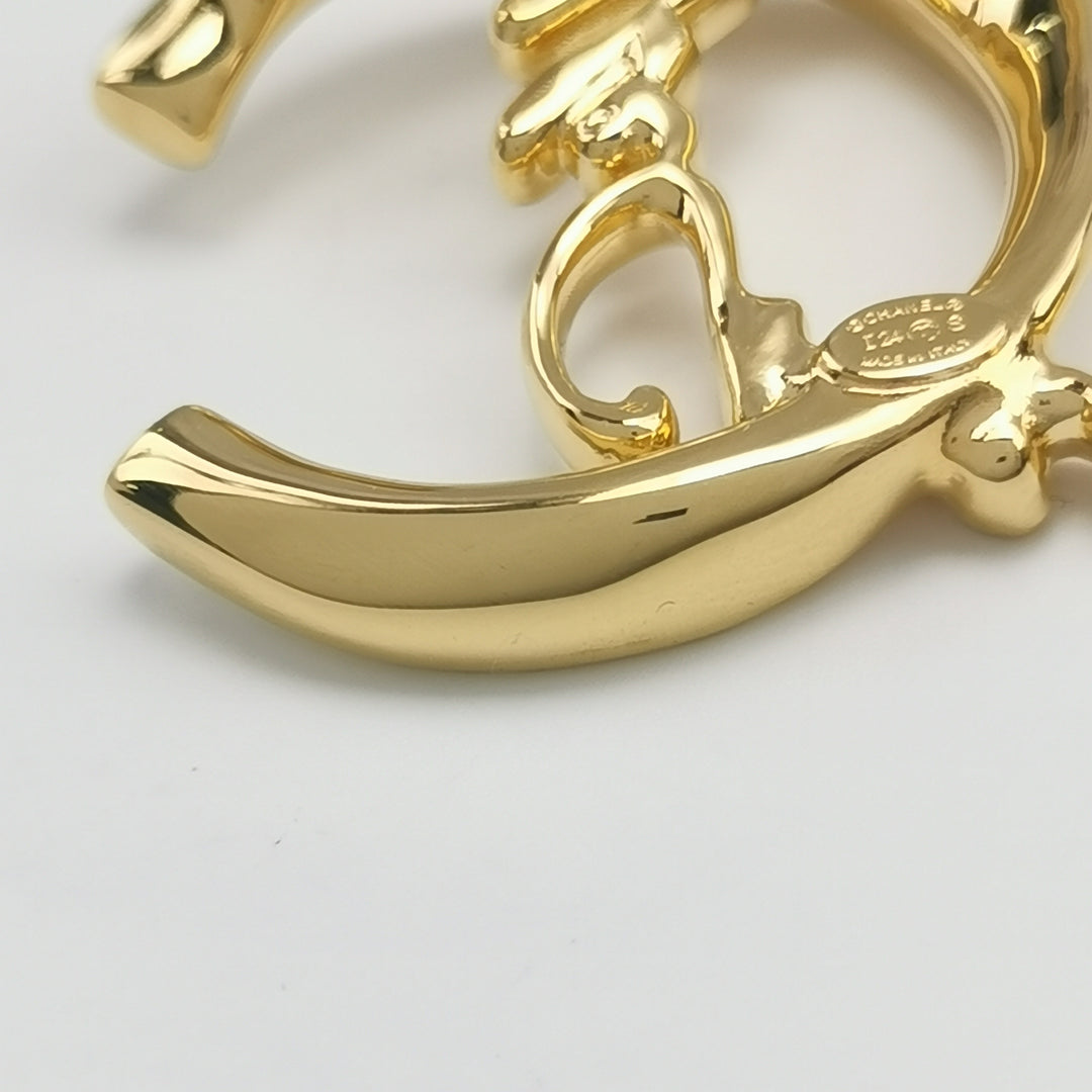 Chanel CC Logo Letter Brooches