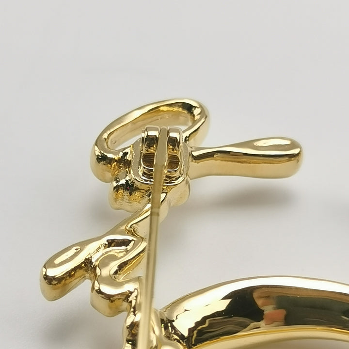 Chanel CC Logo Letter Brooches