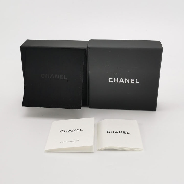 Chanel Wheat Sheaf CC Logo Gold Brooch