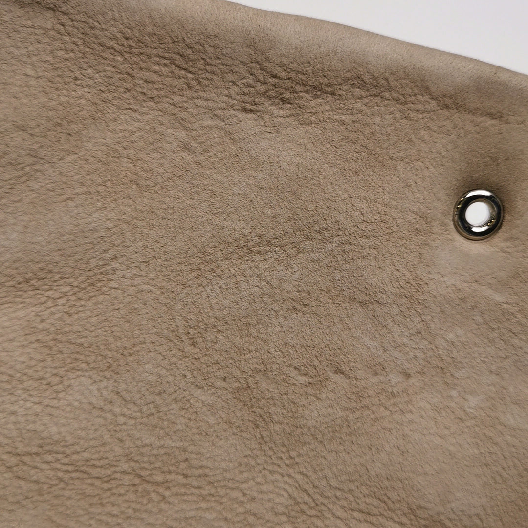Chanel 2013 Double Stitch Hampton Flap Bag Beige