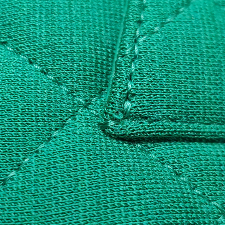 Chanel 2023 Metiers D'Arts Quilted Wool Jersey Roll Clutch