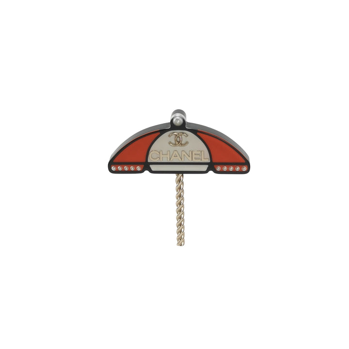 Chanel CC Umbrella Brooch