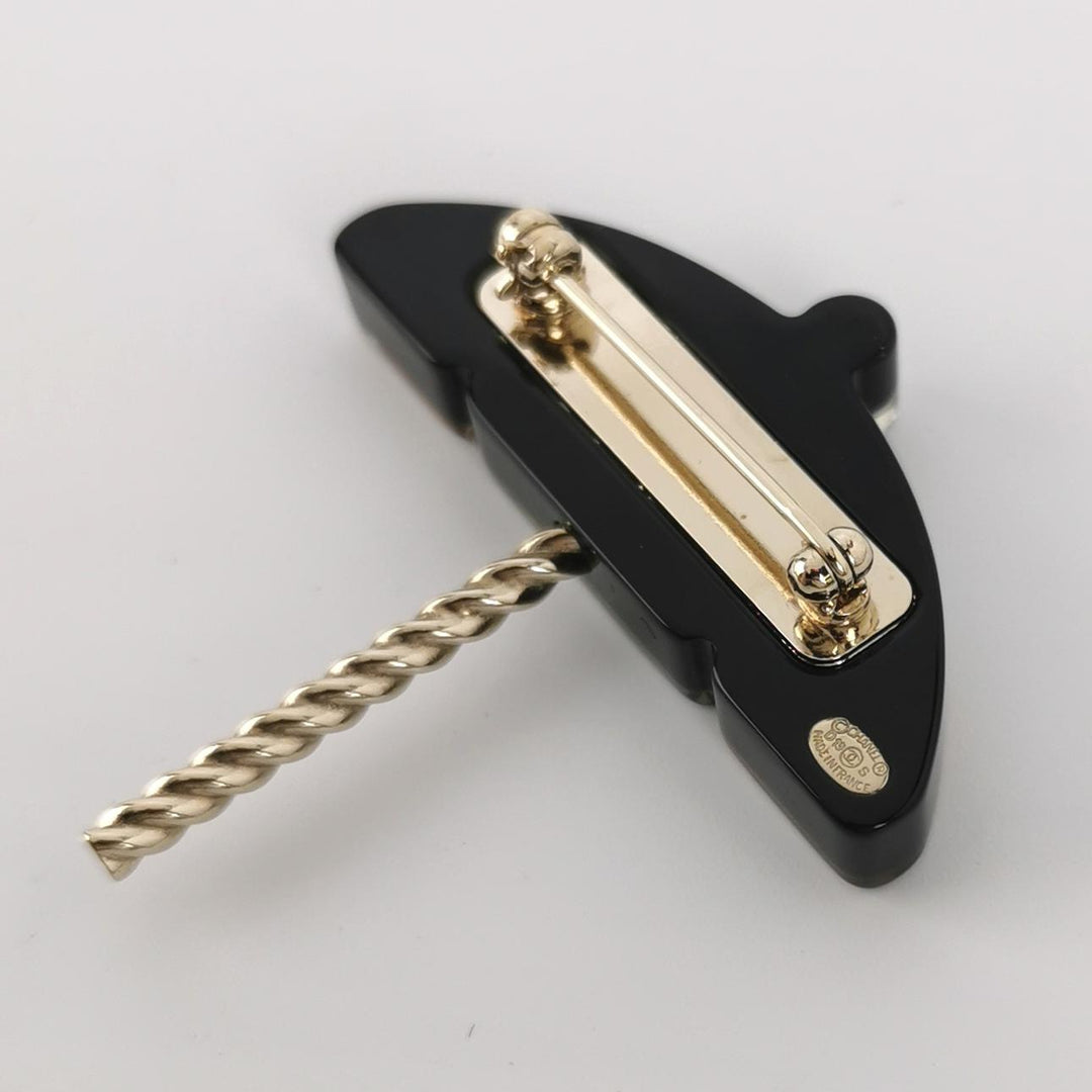 Chanel CC Umbrella Brooch