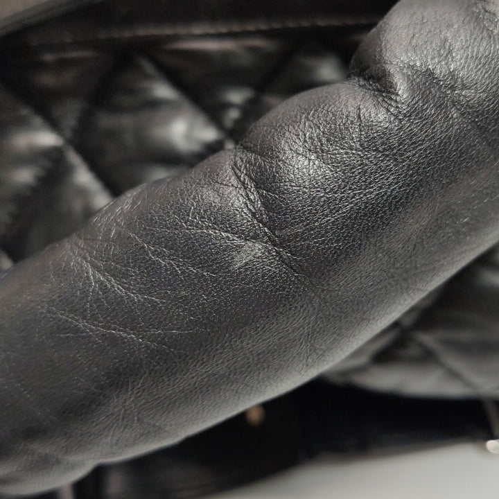 Chanel 2010 Coco Cocoon Quilted Lambskin Backpack In Black