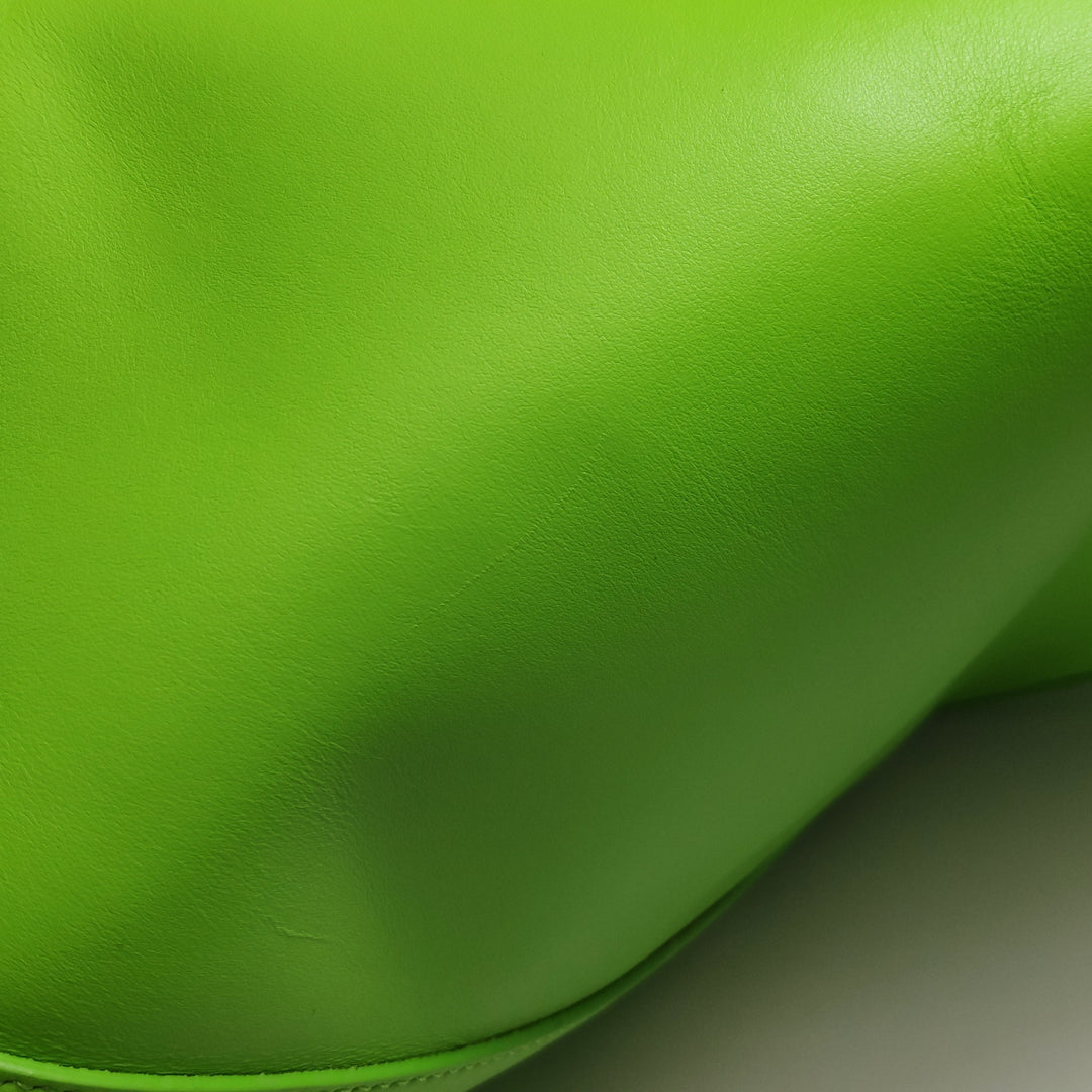 Loewe Green Puzzle Shopper Tote Bag Large