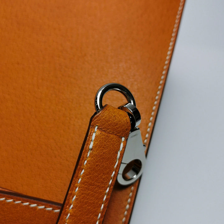 Hermes 25 Kelly Paeu de Porc Leather Toffee Colour Palladium Hardware
