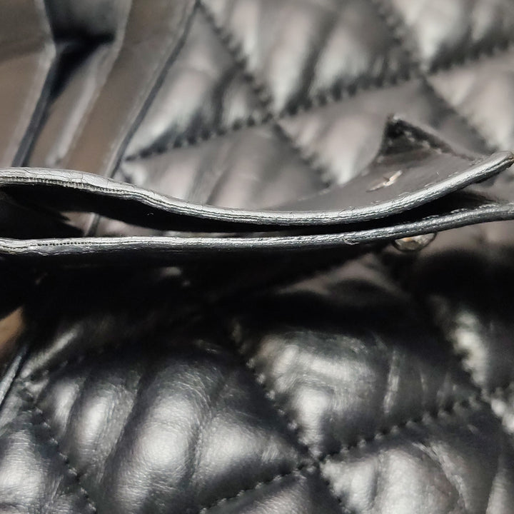 Chanel 2010 Coco Cocoon Quilted Lambskin Backpack In Black