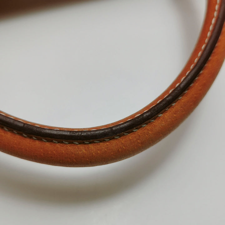 Hermes 25 Kelly Paeu de Porc Leather Toffee Colour Palladium Hardware