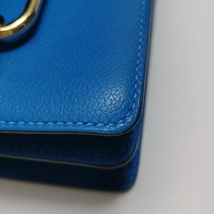 Hermes Mini Sac Roulis Evercolor T7 Bleu Hydra Gold Hardware