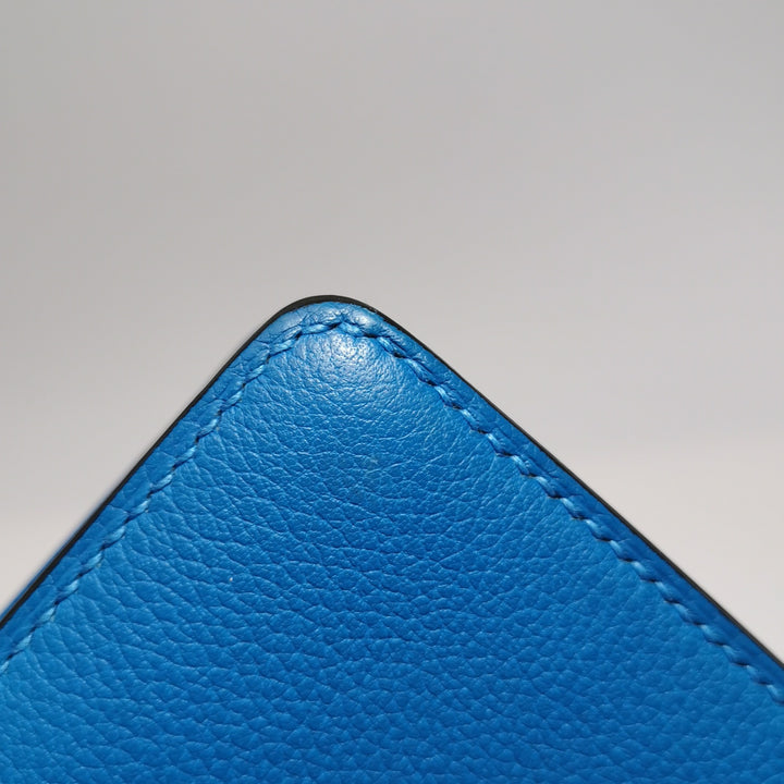 Hermes Mini Sac Roulis Evercolor T7 Bleu Hydra Gold Hardware