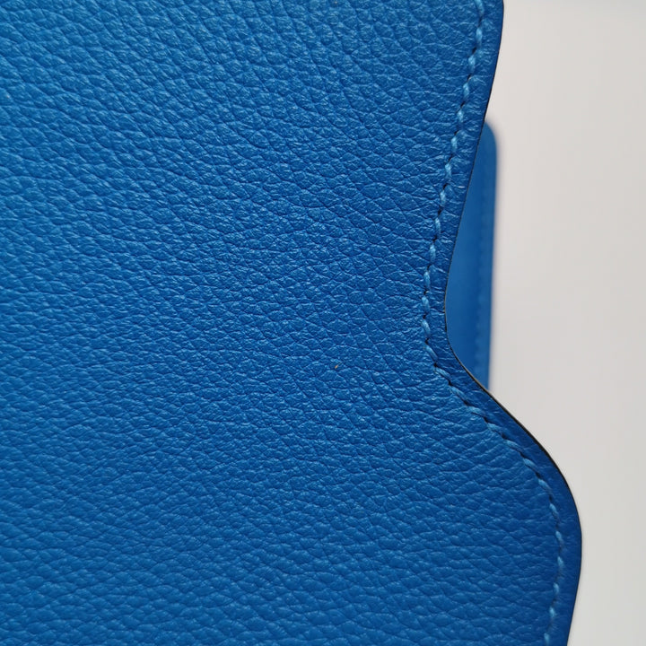 Hermes Mini Sac Roulis Evercolor T7 Bleu Hydra Gold Hardware