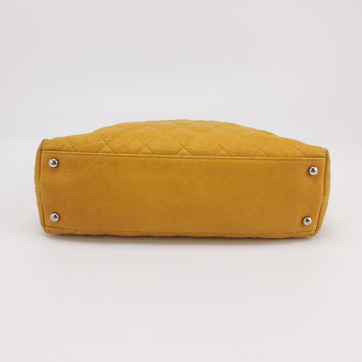 Chanel Caviar French Riviera Hobo Bag Yellow
