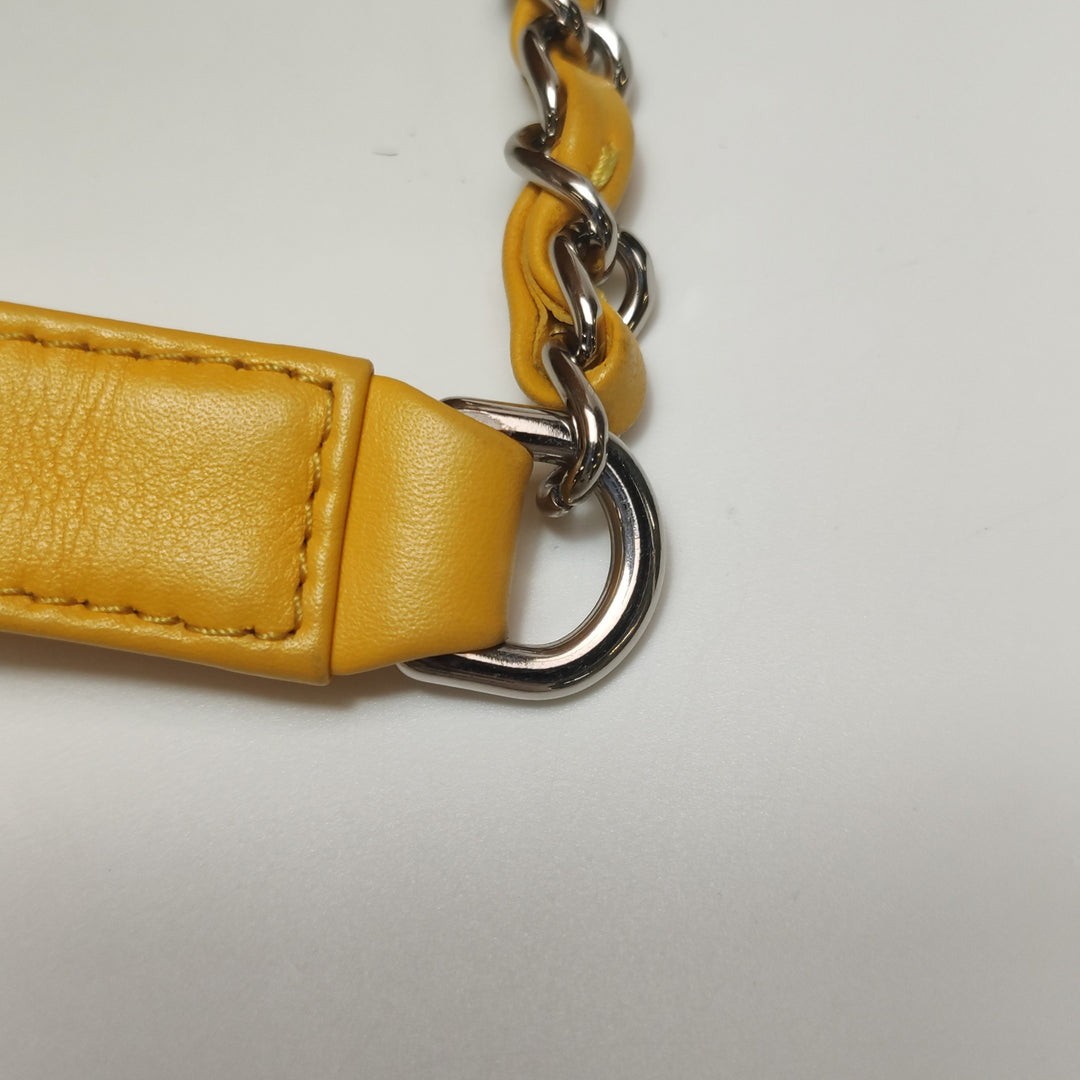 Chanel Caviar French Riviera Hobo Bag Yellow