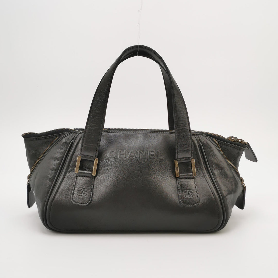 Chanel Vintage 2002 Black Tote Bag