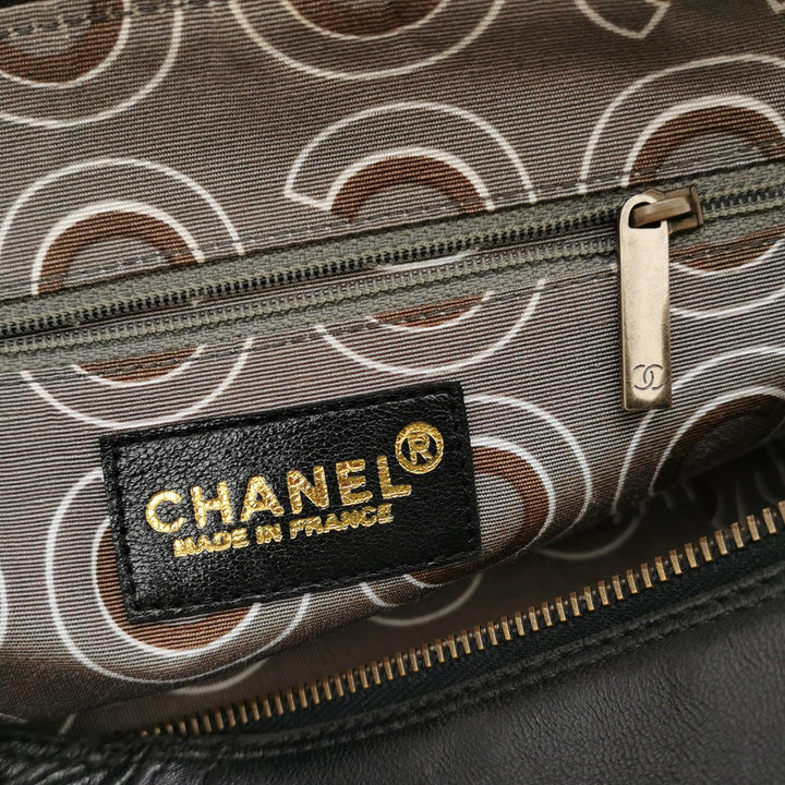 Chanel Vintage 2002 Black Tote Bag