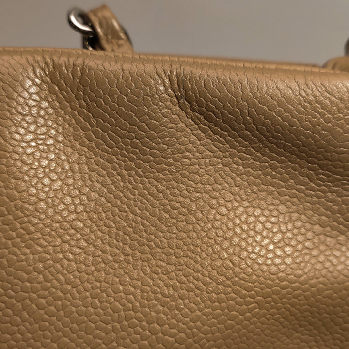 Chanel CC Timeless Shoulder Bag Dark Beige