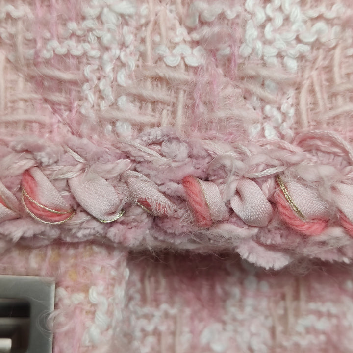 Chanel 2014 Square Pink Tweed Reissue Flap Bag