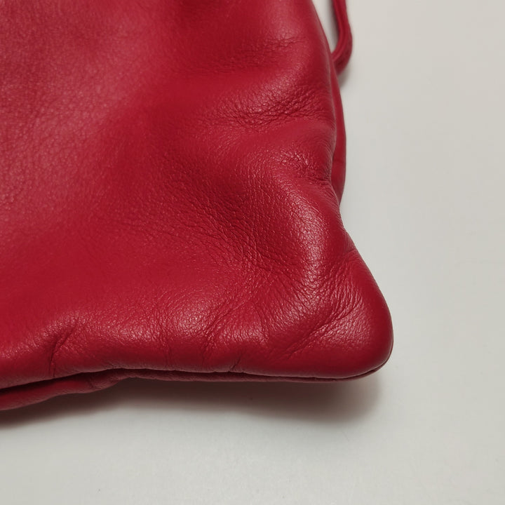 Chanel Disc Bonbons Tote In Red Lambskin