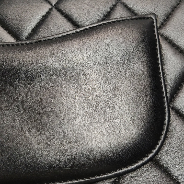 Chanel Chic Carry Flap Bag In Black Leather