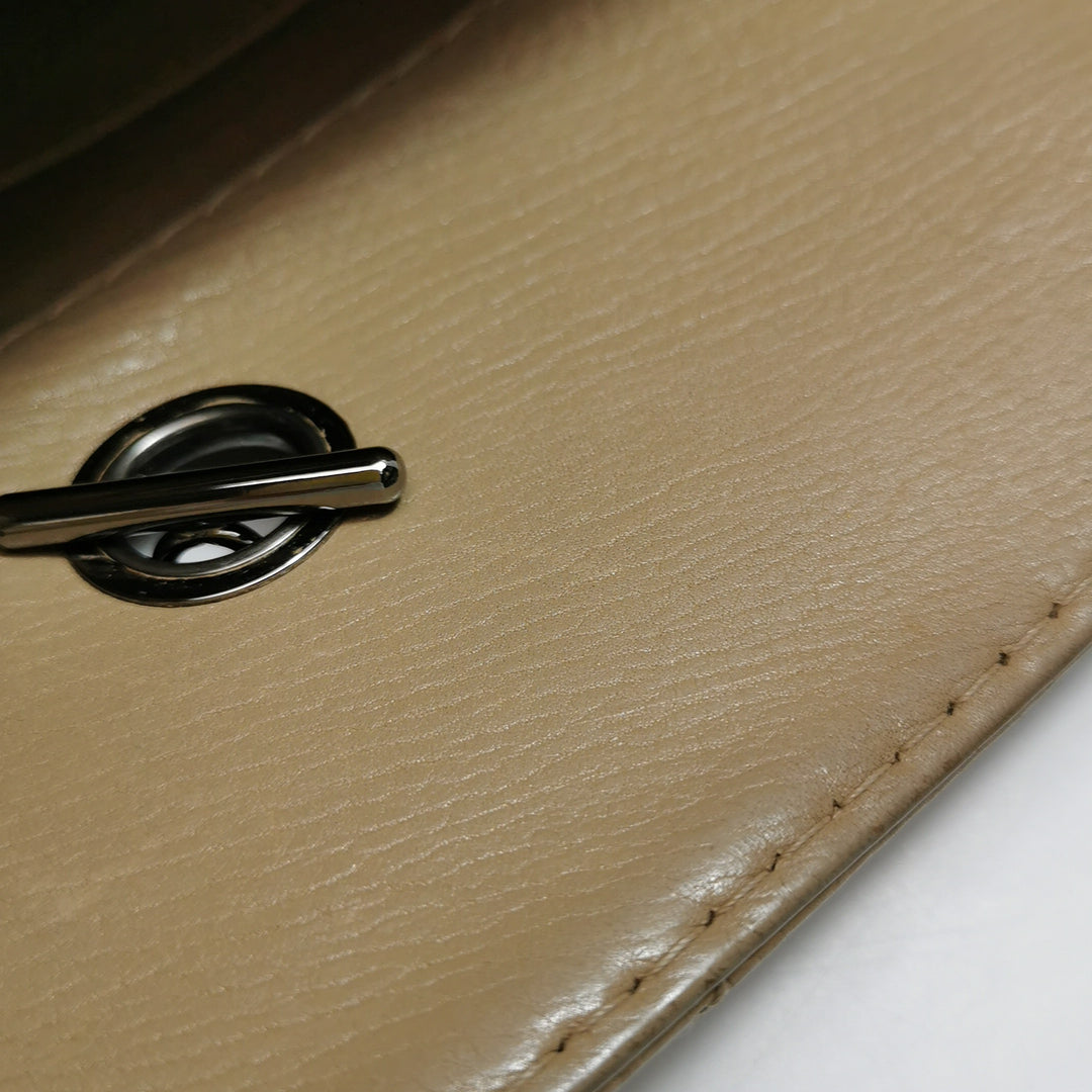 Chanel 2012 Hamptons CC Tote In Beige Leather