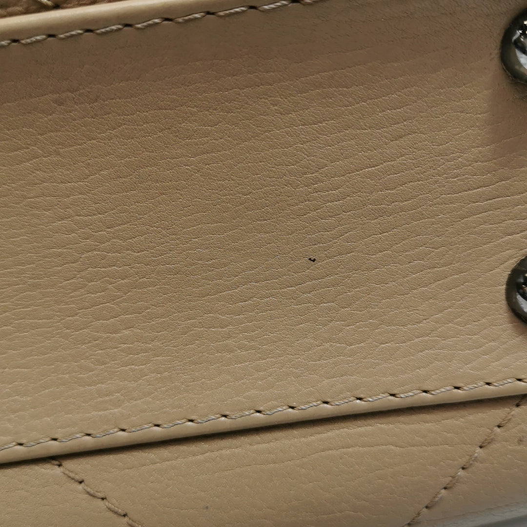 Chanel 2012 Hamptons CC Tote In Beige Leather