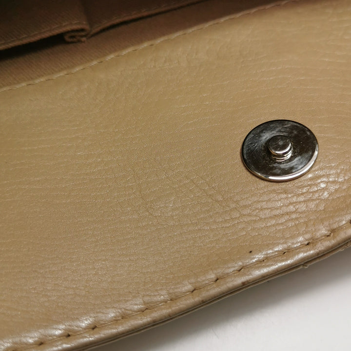 Chanel 2012 Hamptons CC Tote In Beige Leather