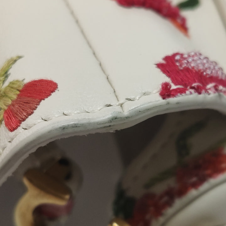 Dior Floral Mini Saddle Bag