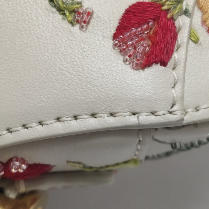 Dior Floral Mini Saddle Bag