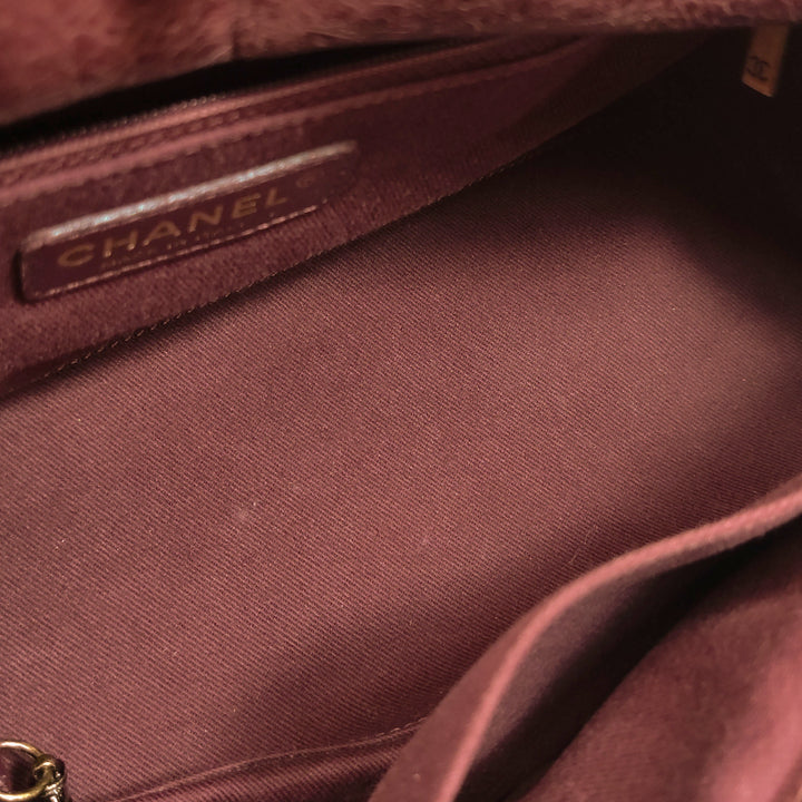 Chanel 2014 Perfect Edge Tote In Bordeaux Calfskin