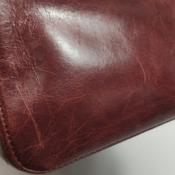 Chanel 2014 Perfect Edge Tote In Bordeaux Calfskin