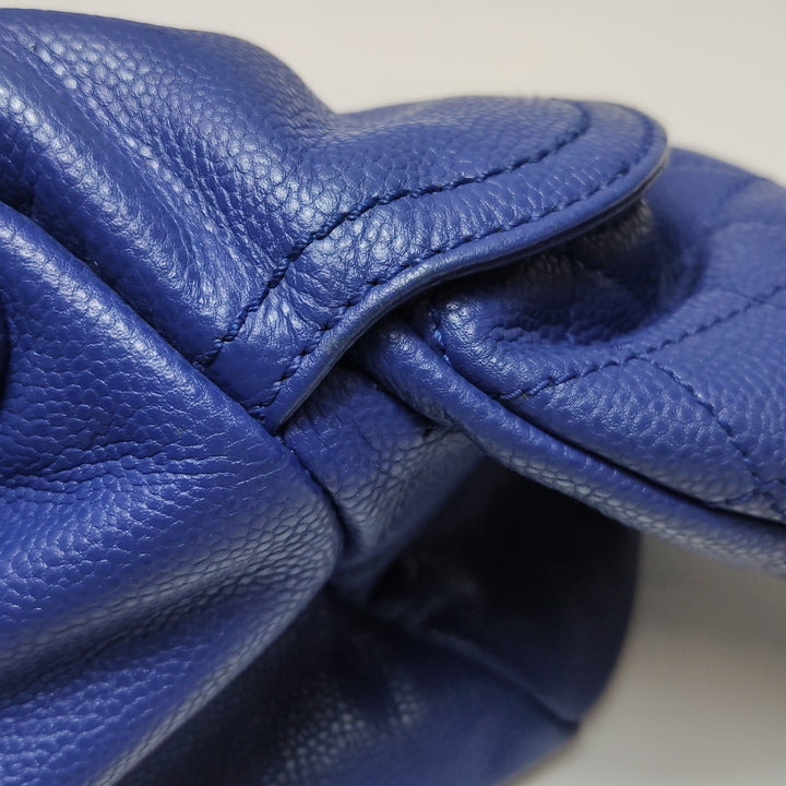 Chanel Coco Rider Flap Satchel Glazed Blue Bag