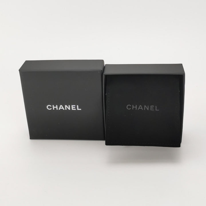 Chanel Enamel Quilted Flap Bag Brooch Gold Green