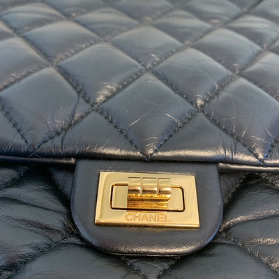 Chanel Classic Flap *Runway Rare* Hanger Large Reissue Bag In Black
