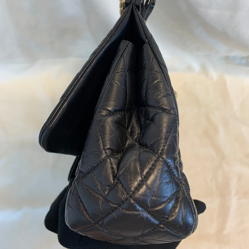 CHANEL Black Union Jack Reissue Flap Bag