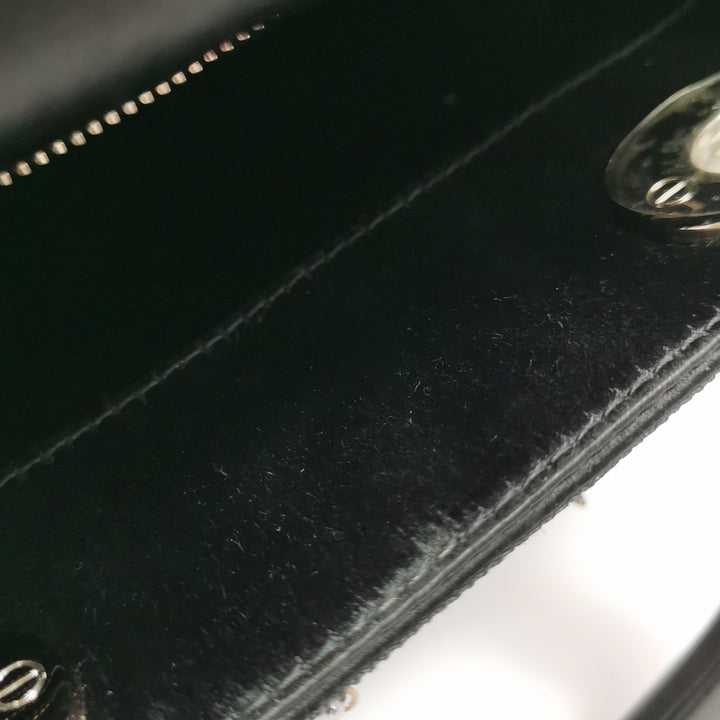 Dior Mini Lady Dior Satin Sequin Gradient Black Silver