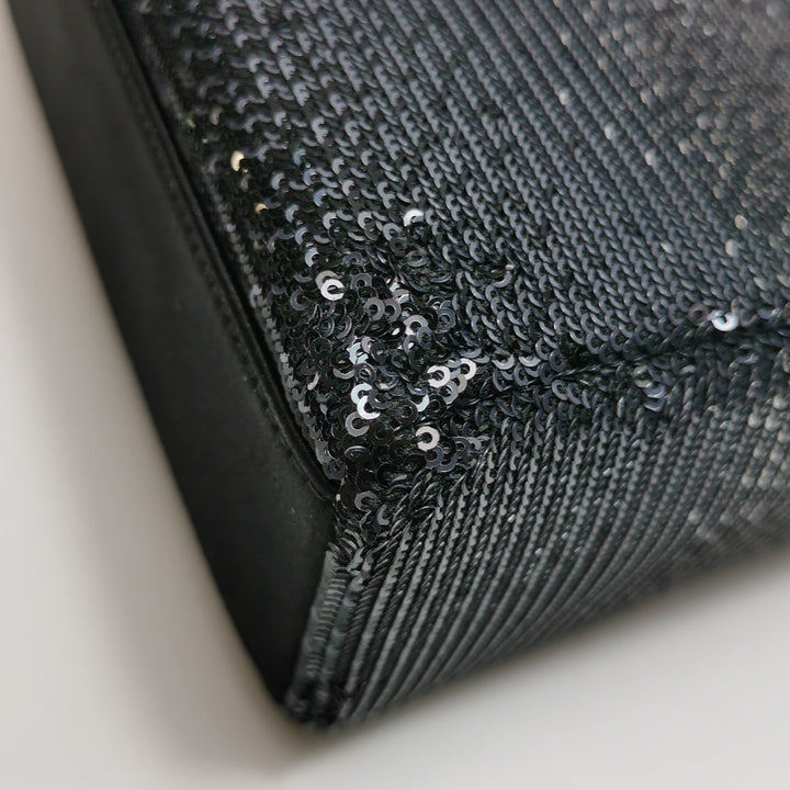Dior Mini Lady Dior Satin Sequin Gradient Black Silver