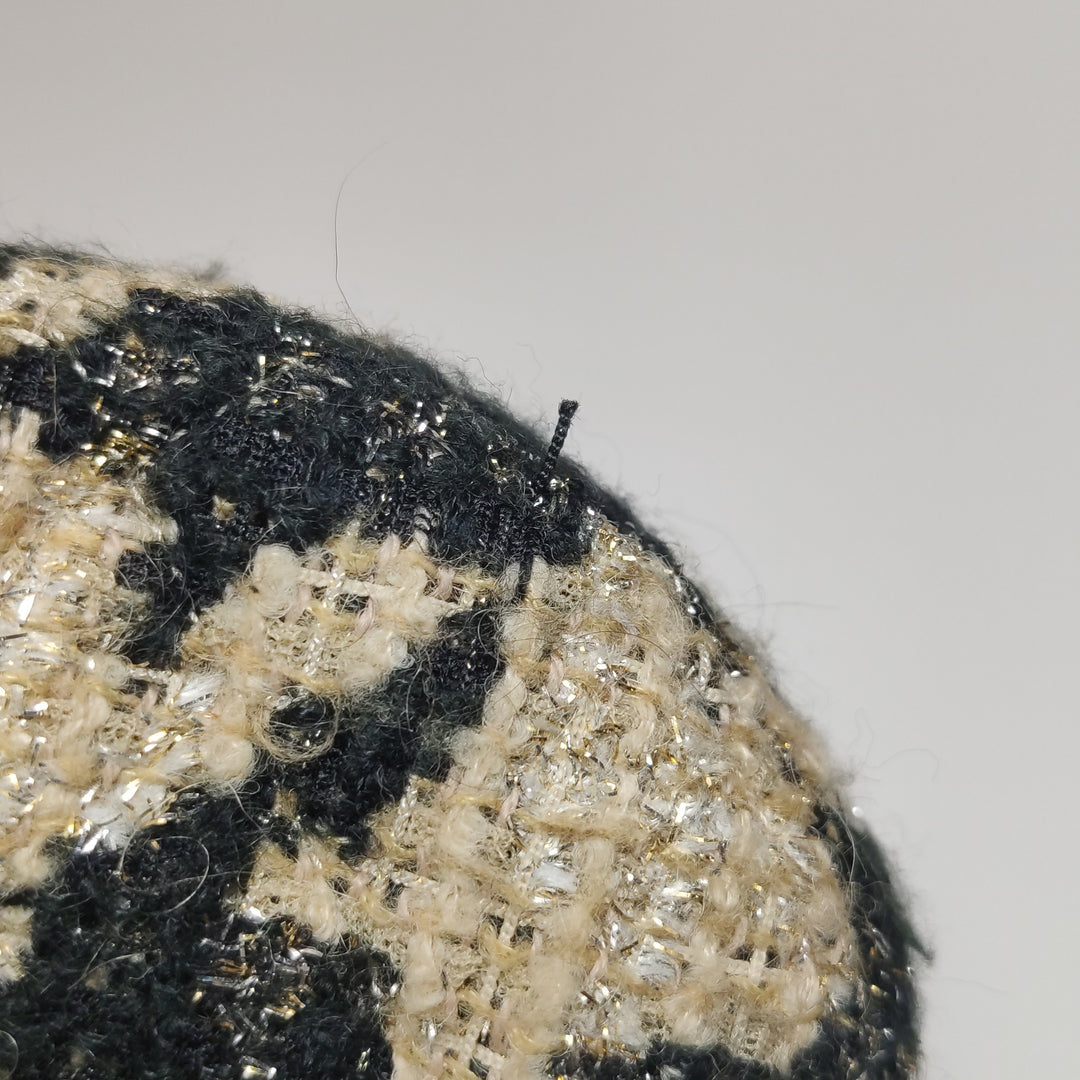 Chanel Tweed 19 Round Clutch with Chain and Coin Purse Crossbody Bag