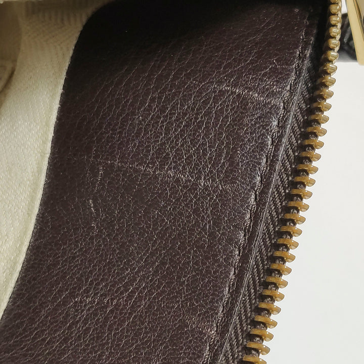 Loewe Medium Puzzle Bag In Brown Suede