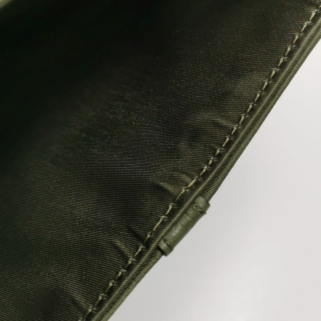 Christian Dior × Sacai Saddle Leather Technical Fabric Shoulder Bag