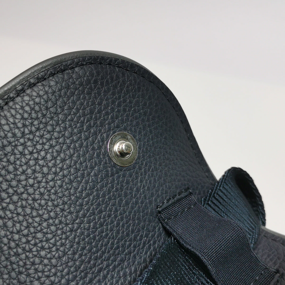 Christian Dior × Sacai Saddle Leather Technical Fabric Shoulder Bag