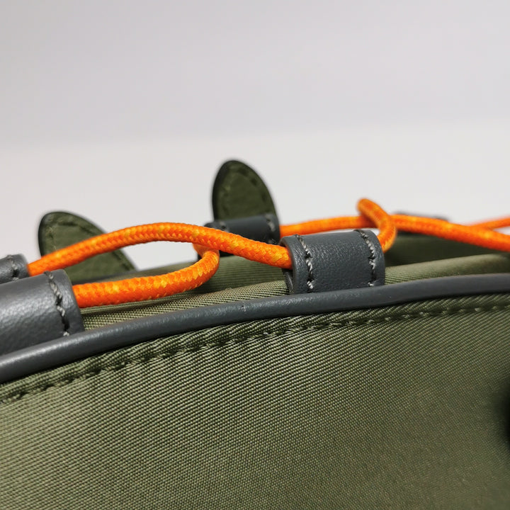 Christian Dior × Sacai Saddle Leather Technical Fabric Shoulder Bag