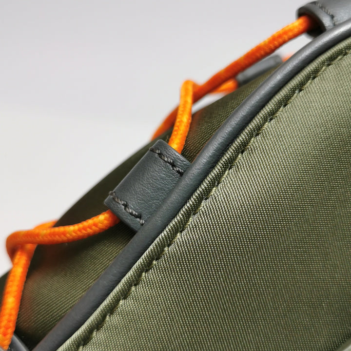 Christian Dior × Sacai Saddle Leather Technical Fabric Shoulder Bag