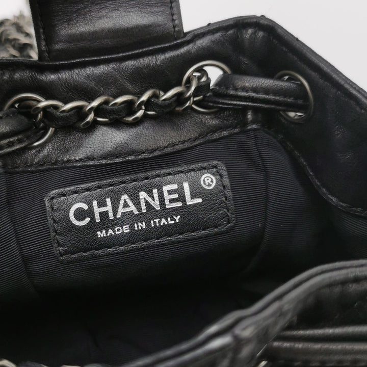 Chanel Paris-Dallas Drawstring Fringe Leather Shoulder Bag